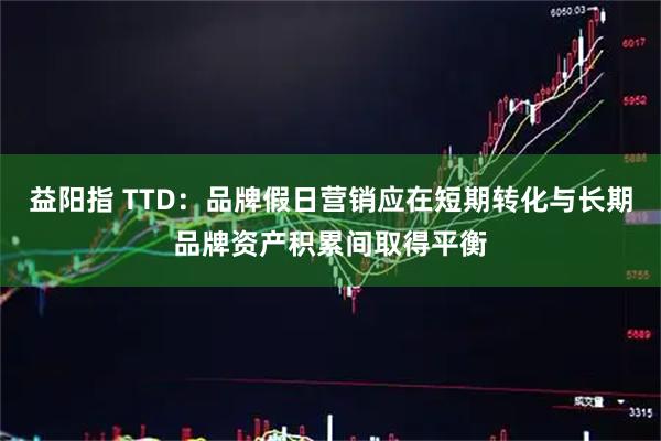 益阳指 TTD：品牌假日营销应在短期转化与长期品牌资产积累间取得平衡